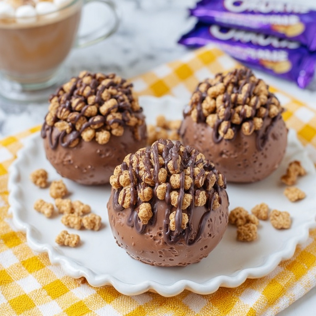Nestle Crunch Hot Cocoa Bombs Recipe - Recipe Image
