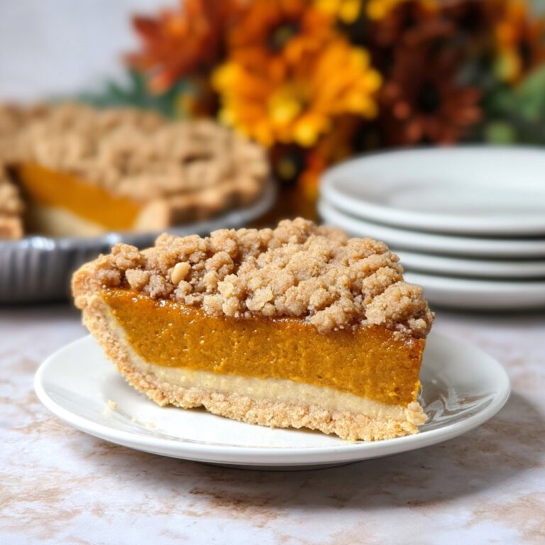 Streusel Pumpkin Pie Recipe
