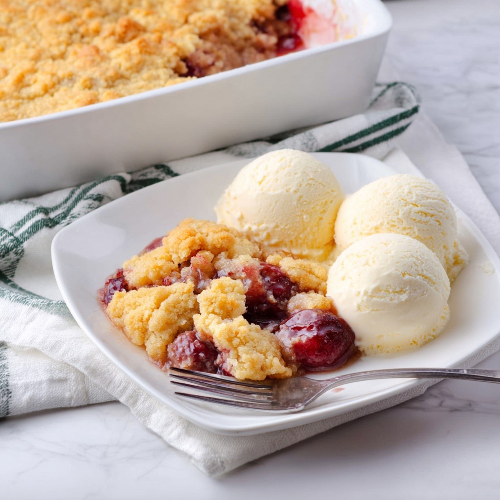 Cherry Pineapple Dump Cake Recipe - Recipe Image