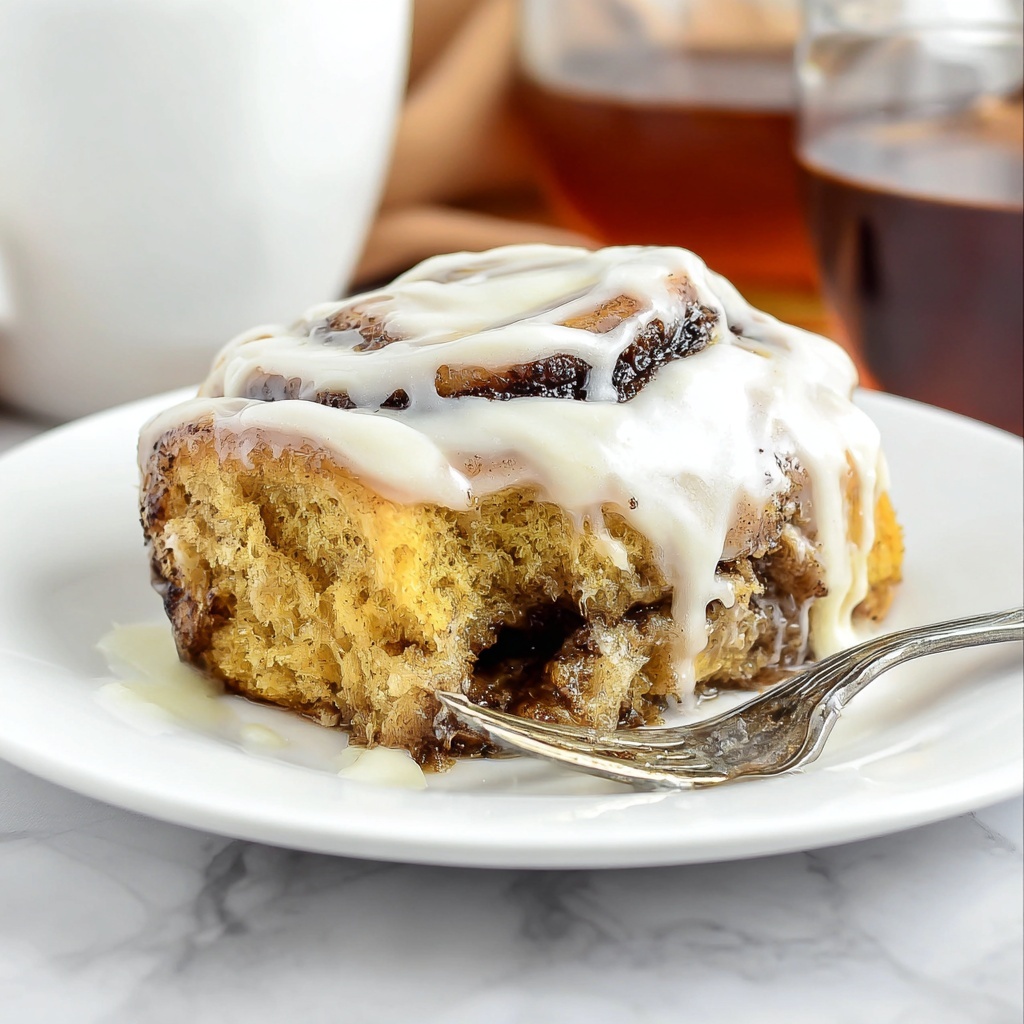 Pumpkin Cinnamon Rolls with Maple Cream Cheese Frosting Recipe - Recipe Image