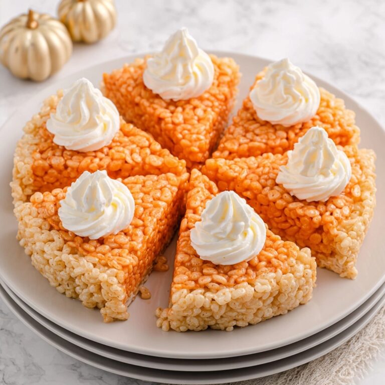 Pumpkin Pie Rice Krispie Treats Recipe