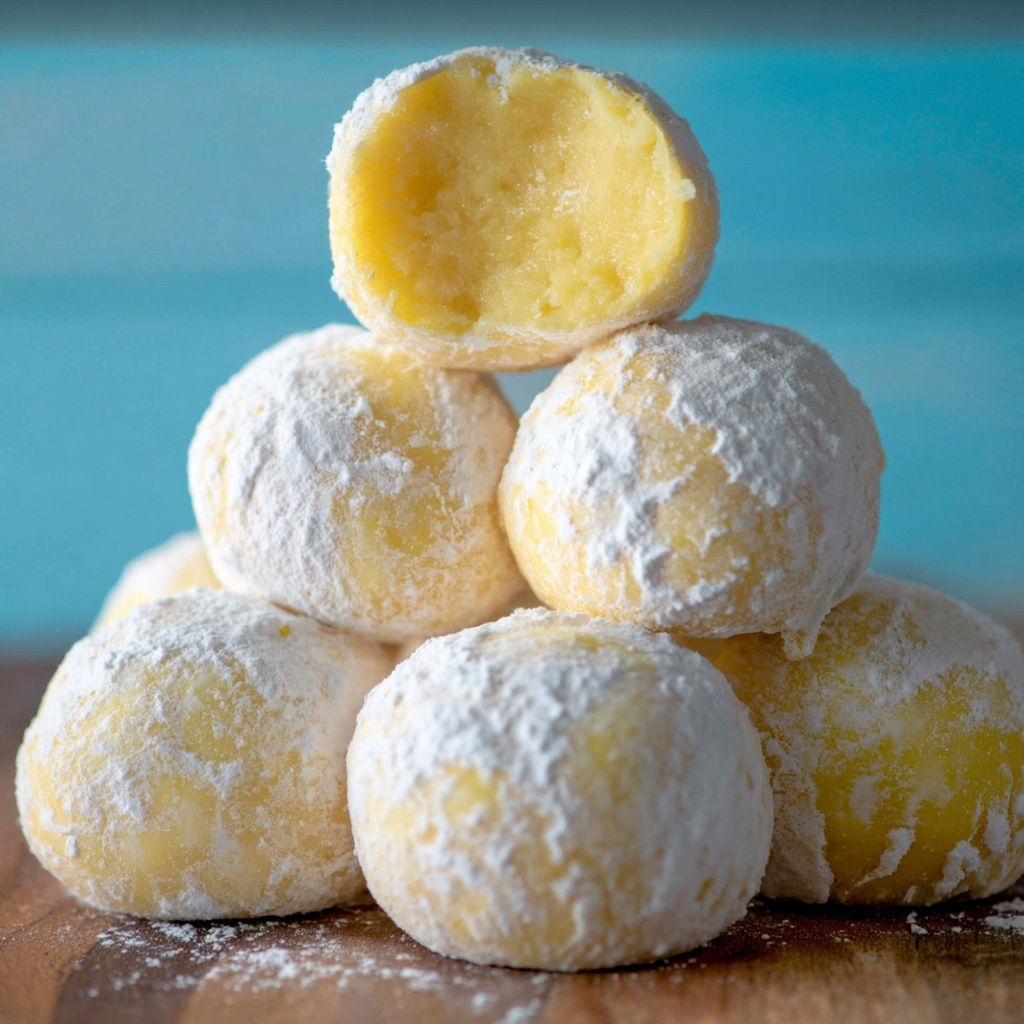 White Chocolate Lemon Truffles Recipe - Recipe Image