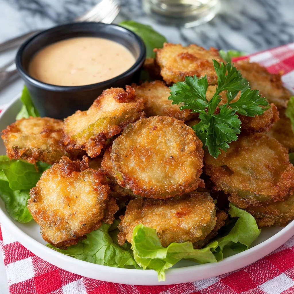 Easy Homemade Fried Pickles Recipe - Recipe Image