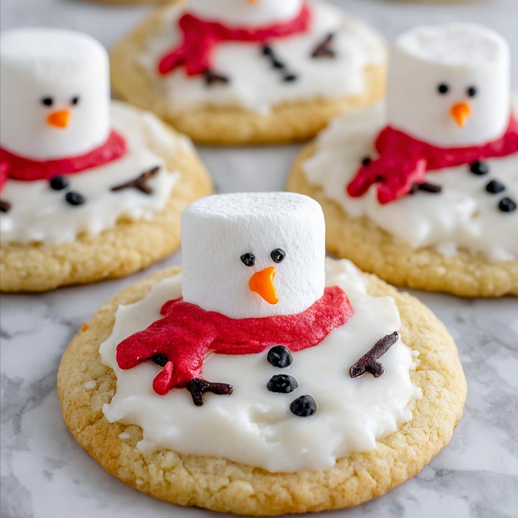 Melted Snowman Cookies Recipe - Recipe Image