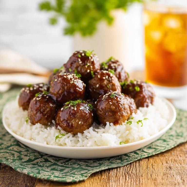 Honey Garlic Meatballs Recipe