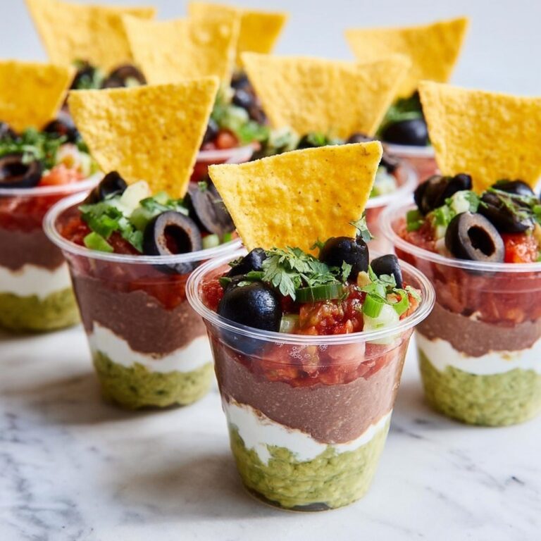7 Layer Dip Cups Recipe