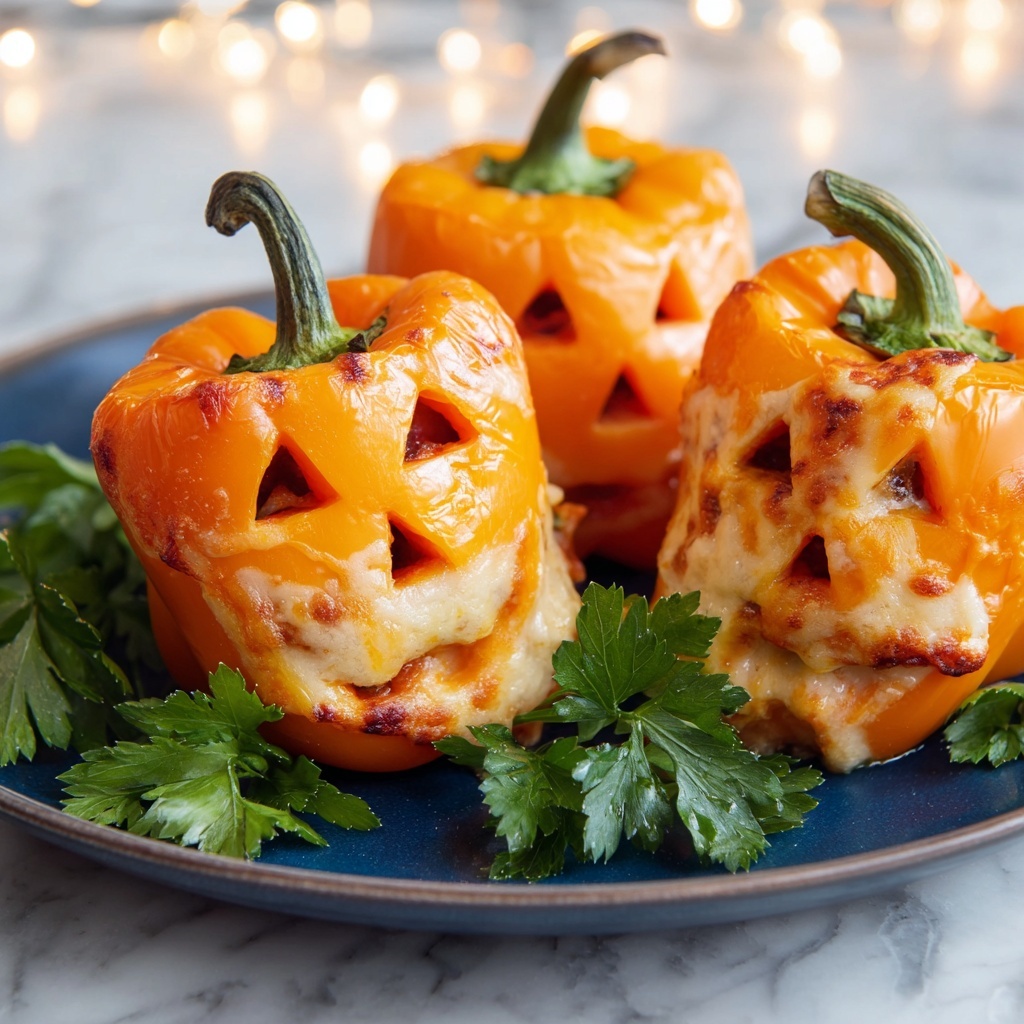 Halloween Stuffed Peppers Recipe - Recipe Image