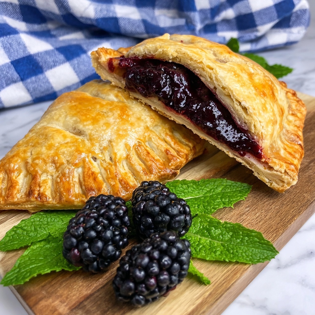 Air Fryer Blackberry Hand Pies Recipe - Recipe Image