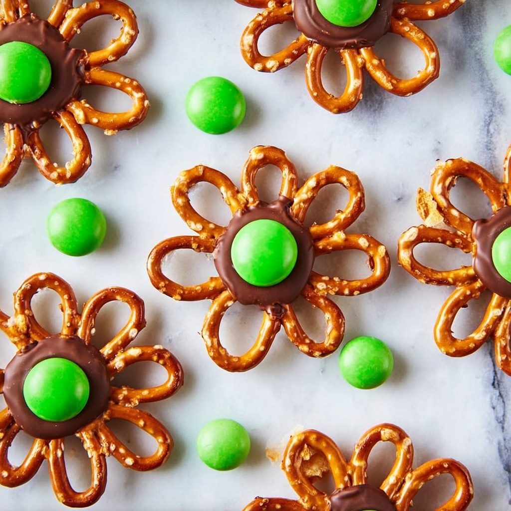 Shamrock Pretzels Recipe - Recipe Image