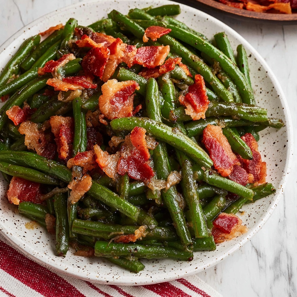Southern Green Beans with Bacon and Cajun Seasoning Recipe - Recipe Image
