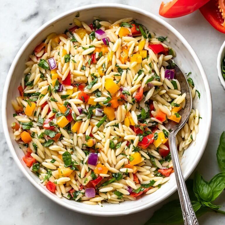 The Best Orzo Salad: Bright, Easy, and Bursting with Flavor Recipe