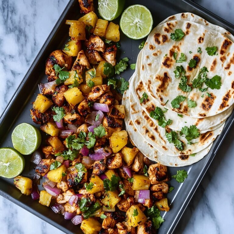 Easy One-Pan Chicken and Pineapple Tacos for Flavorful Weeknights Recipe