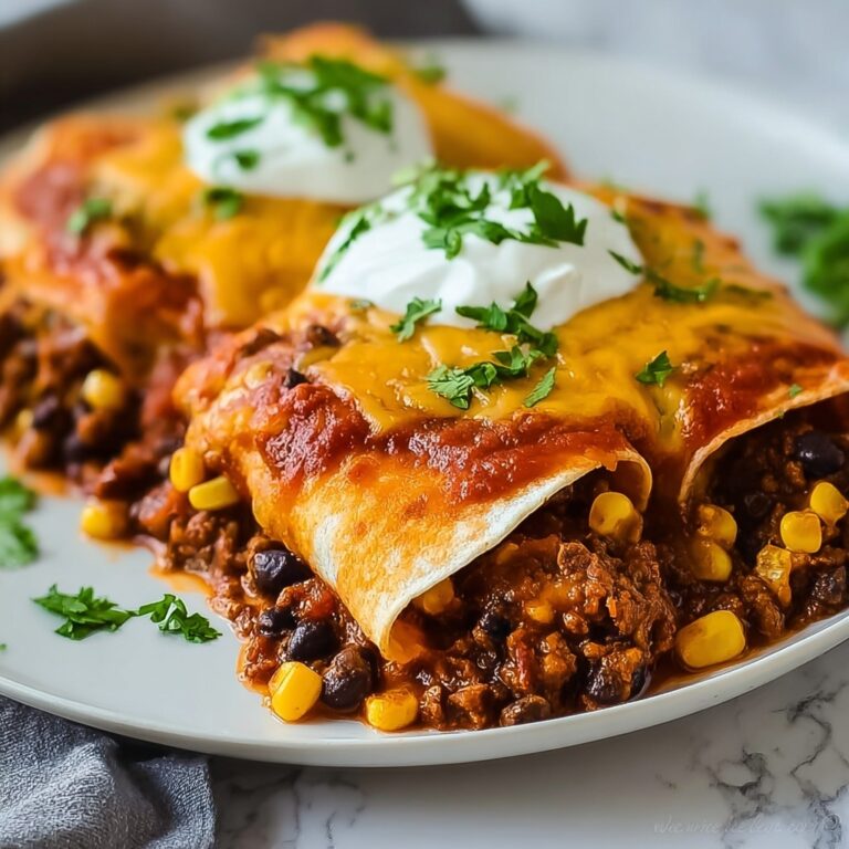 Irresistibly Cheesy Sweet Potato, Corn, and Black Bean Enchiladas Recipe