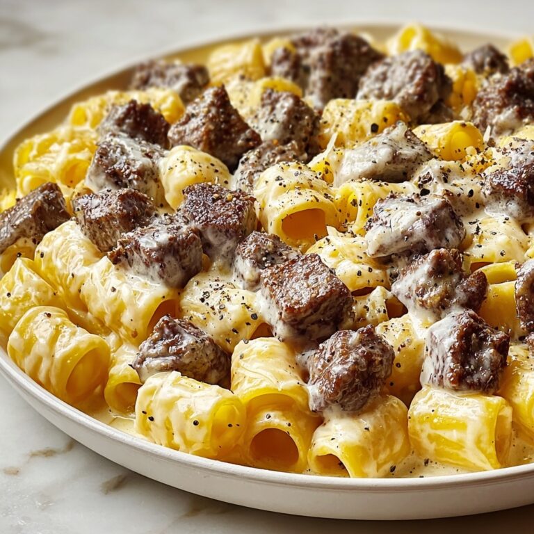 Irresistibly Creamy One-Pot Beef Cheddar Ranch Pasta Delight Recipe
