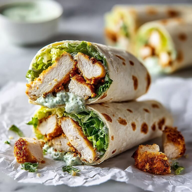Irresistible Chicken Caesar Wraps Recipe