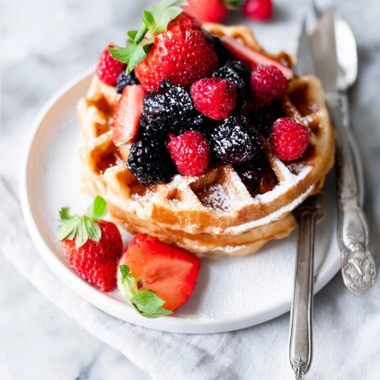 Fluffy Buttermilk Waffles Recipe