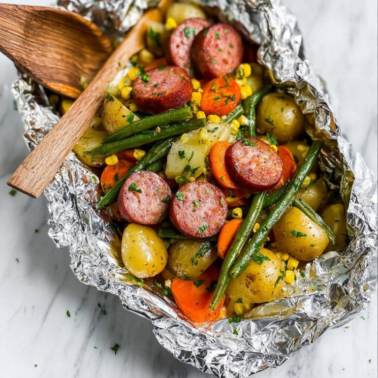 Potato and Sausage Foil Packets Recipe