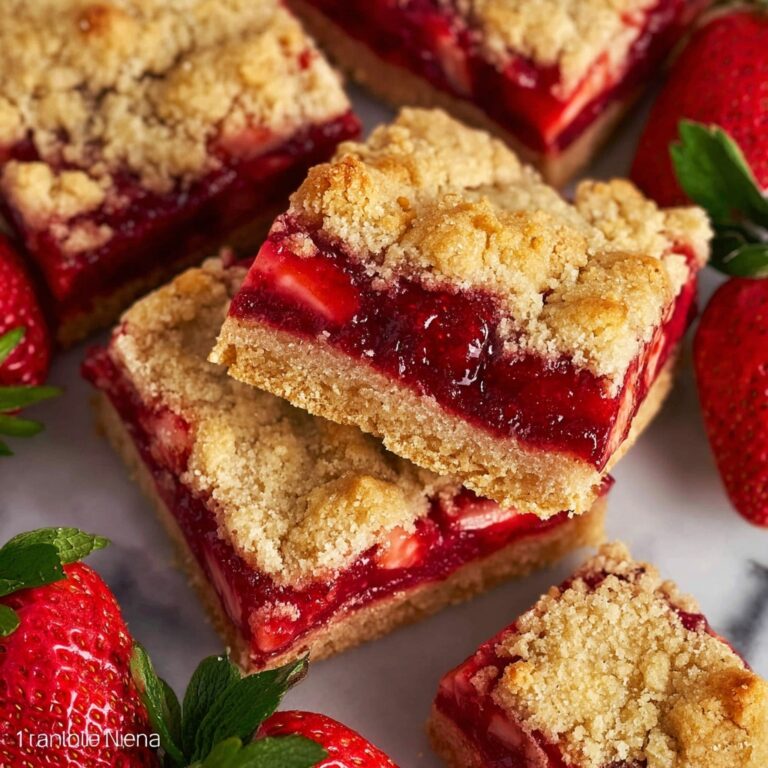 Strawberry Oatmeal Bars Recipe