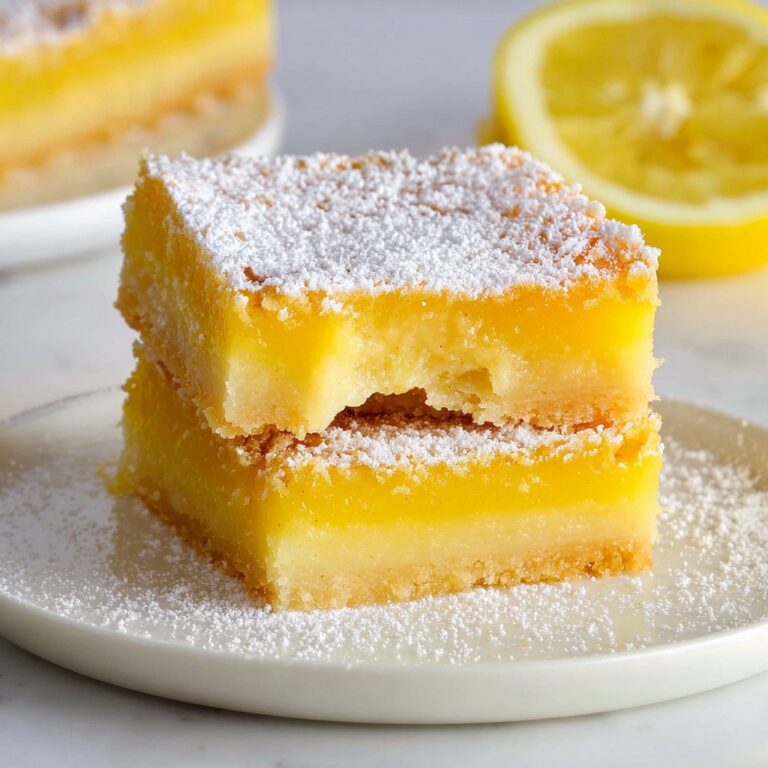 Easy Lemon Bars with Shortbread Crust Recipe