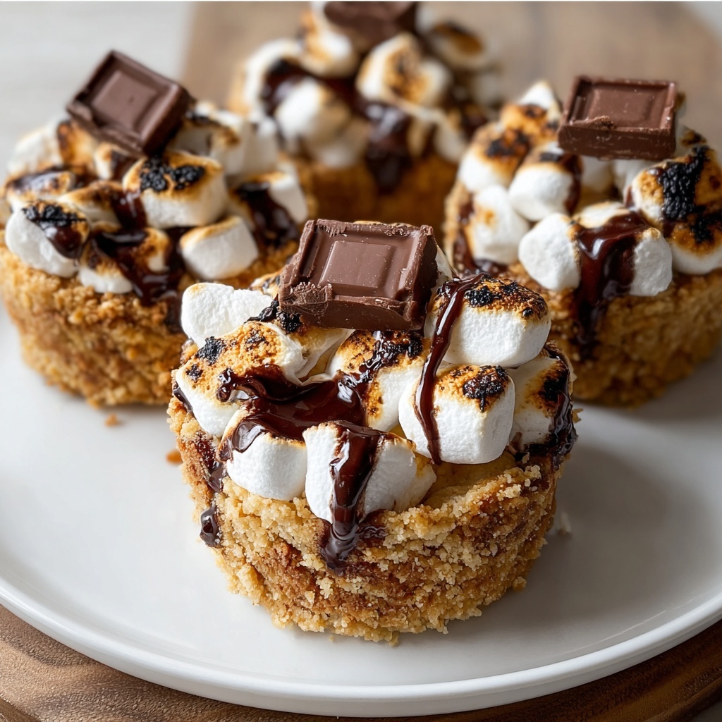 Decadent Gooey Baked S’mores Muffins Recipe - Recipe Image