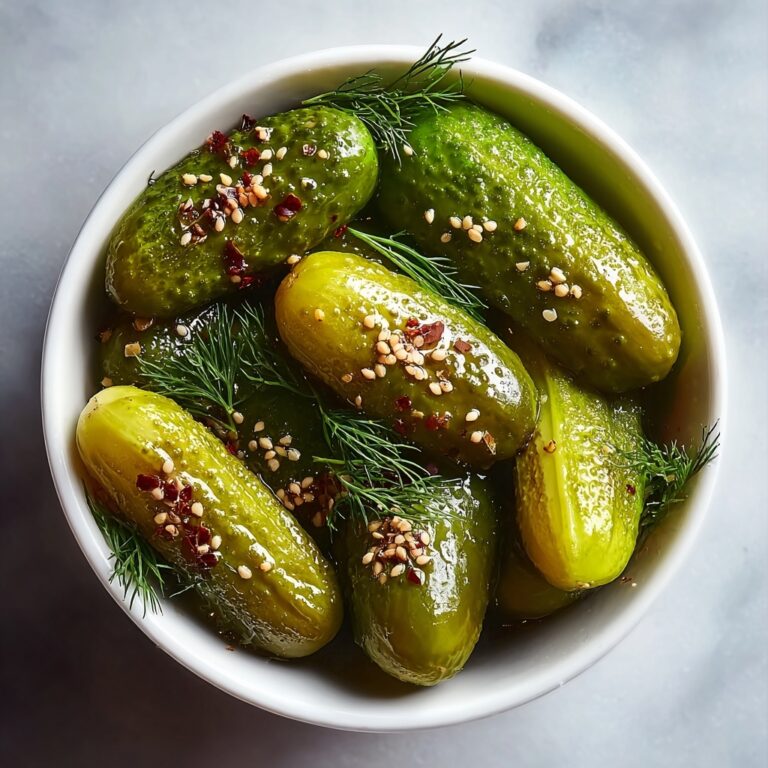 Refrigerator Dill Pickles Recipe
