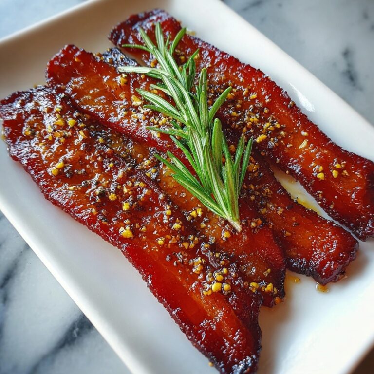 Decadent Sweet and Spicy Glazed Billionaire Bacon Recipe
