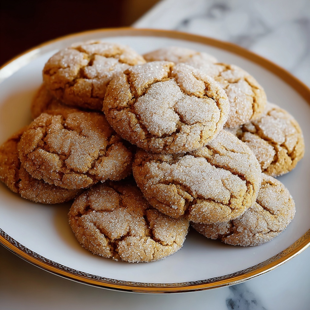 Chewy Pumpkin Snickerdoodle Cookies Recipe - Recipe Image