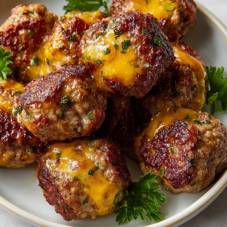 Cheesy Sausage Stuffing Balls Recipe