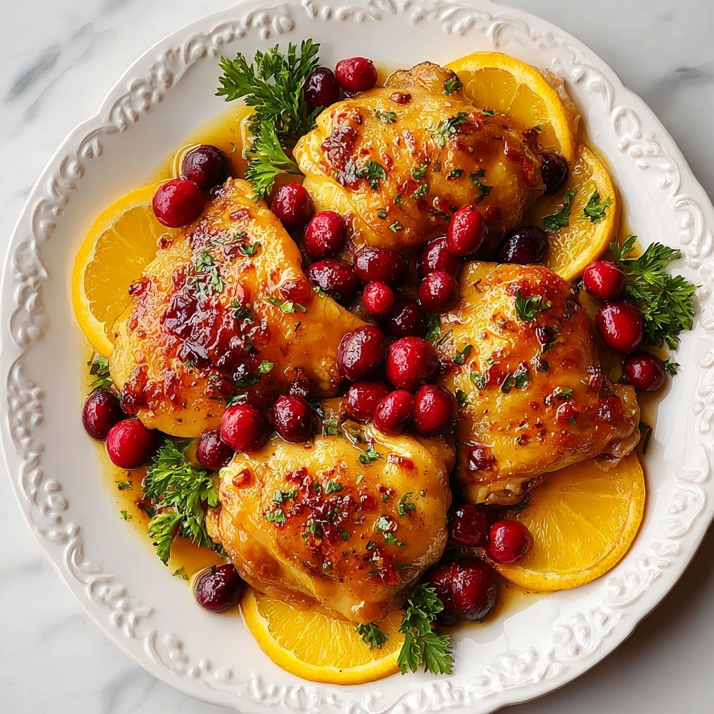 Cranberry Orange Chicken Recipe - Recipe Image
