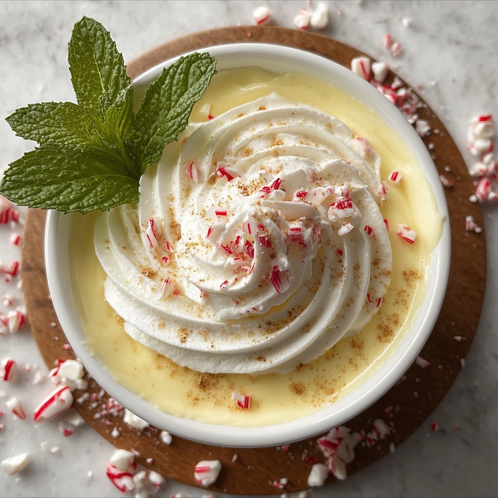 Peppermint Eggnog Punch Recipe - Recipe Image