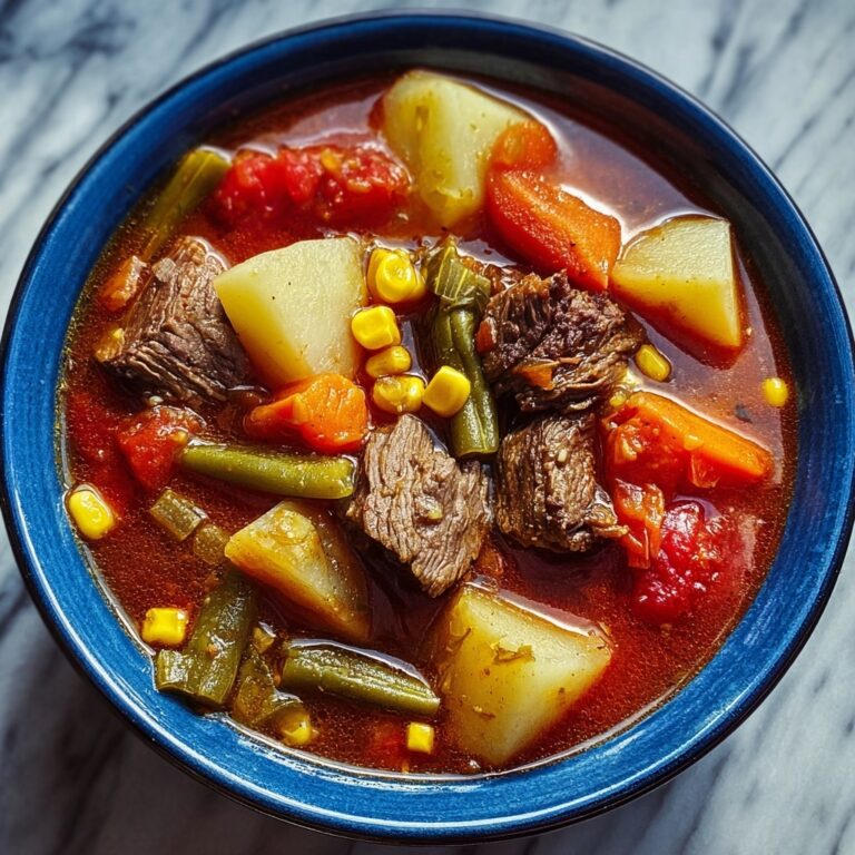 Crock Pot Vegetable Beef Soup Recipe