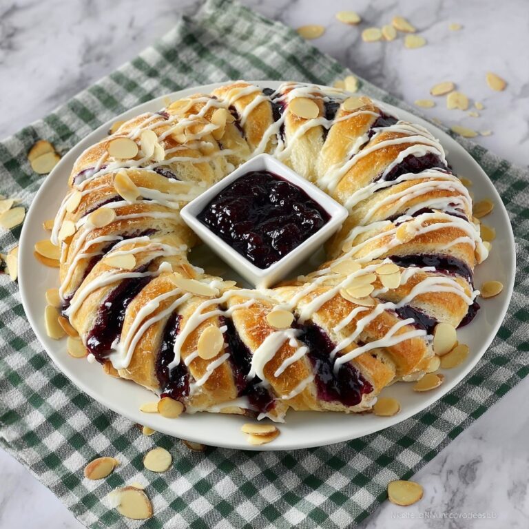 Raspberry Cream Cheese Crescent Ring Recipe
