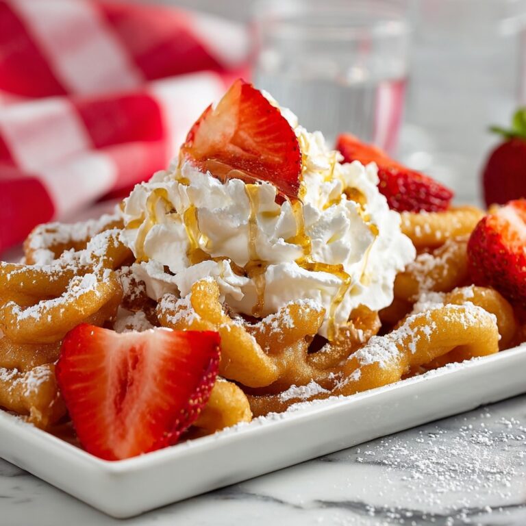 Funnel Cake Fries with Powdered Sugar Recipe