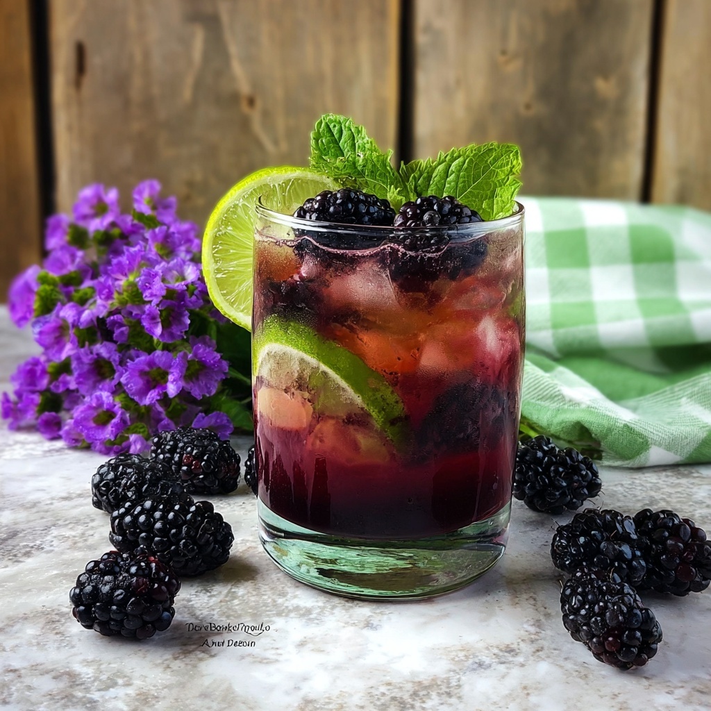 Blackberry Mojito Recipe - Recipe Image
