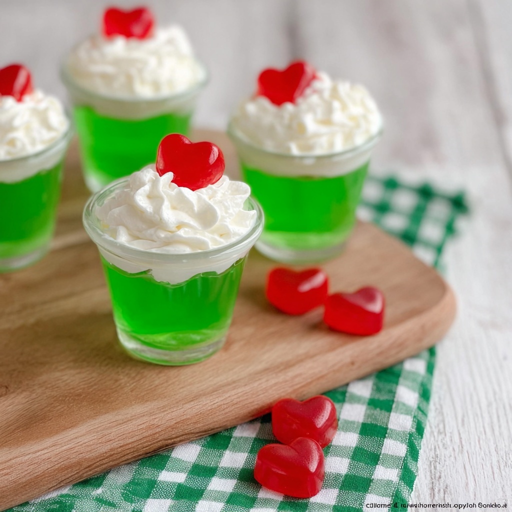 Grinch Jello Shots Recipe - Recipe Image