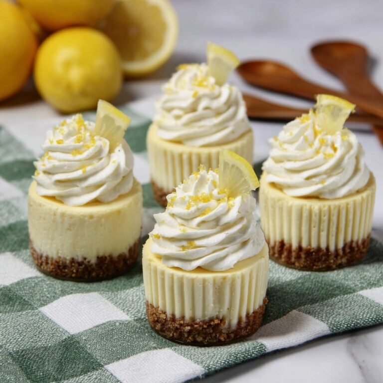 Mini Lemon Cheesecakes Recipe