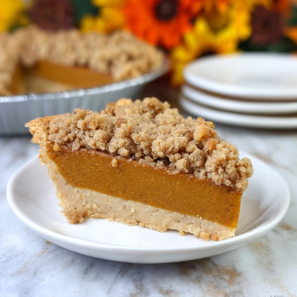 Streusel Pumpkin Pie Recipe - Recipe Image