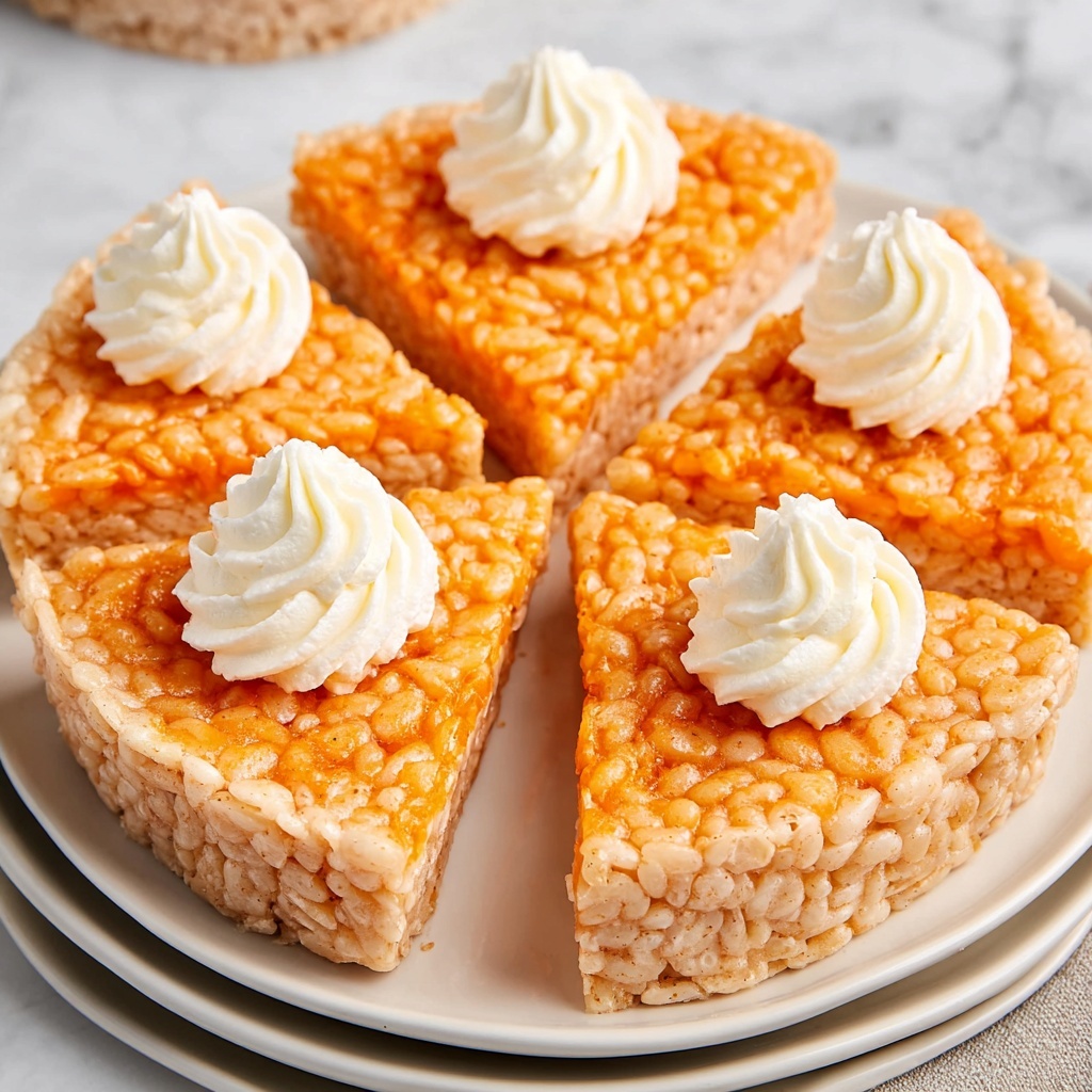Pumpkin Pie Rice Krispie Treats Recipe - Recipe Image
