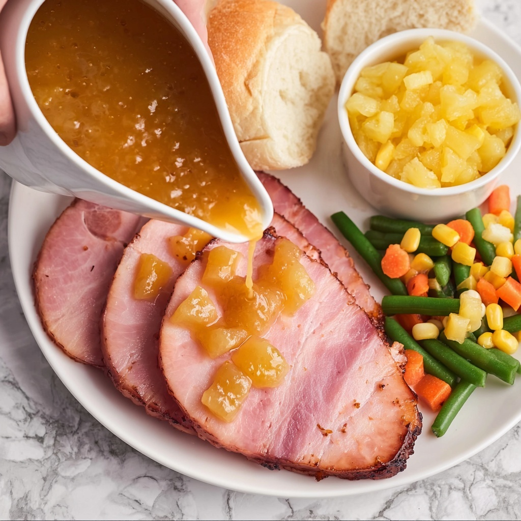 Pineapple Glaze for Baked Ham Recipe - Recipe Image