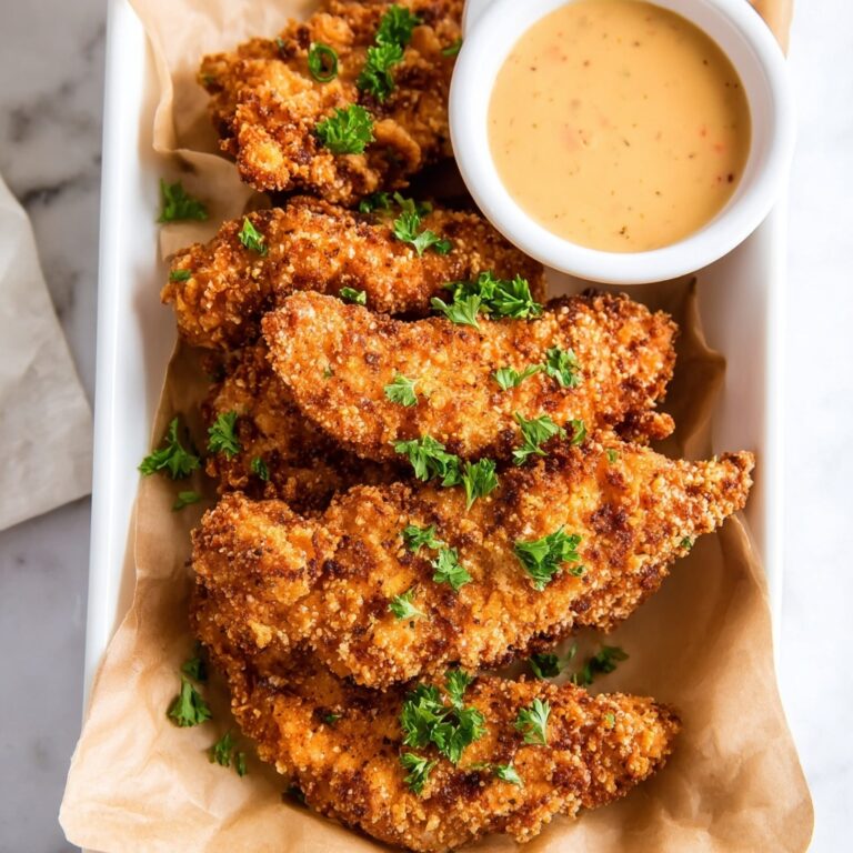 Air Fryer Chicken Tenders with Honey Mustard Dipping Sauce Recipe