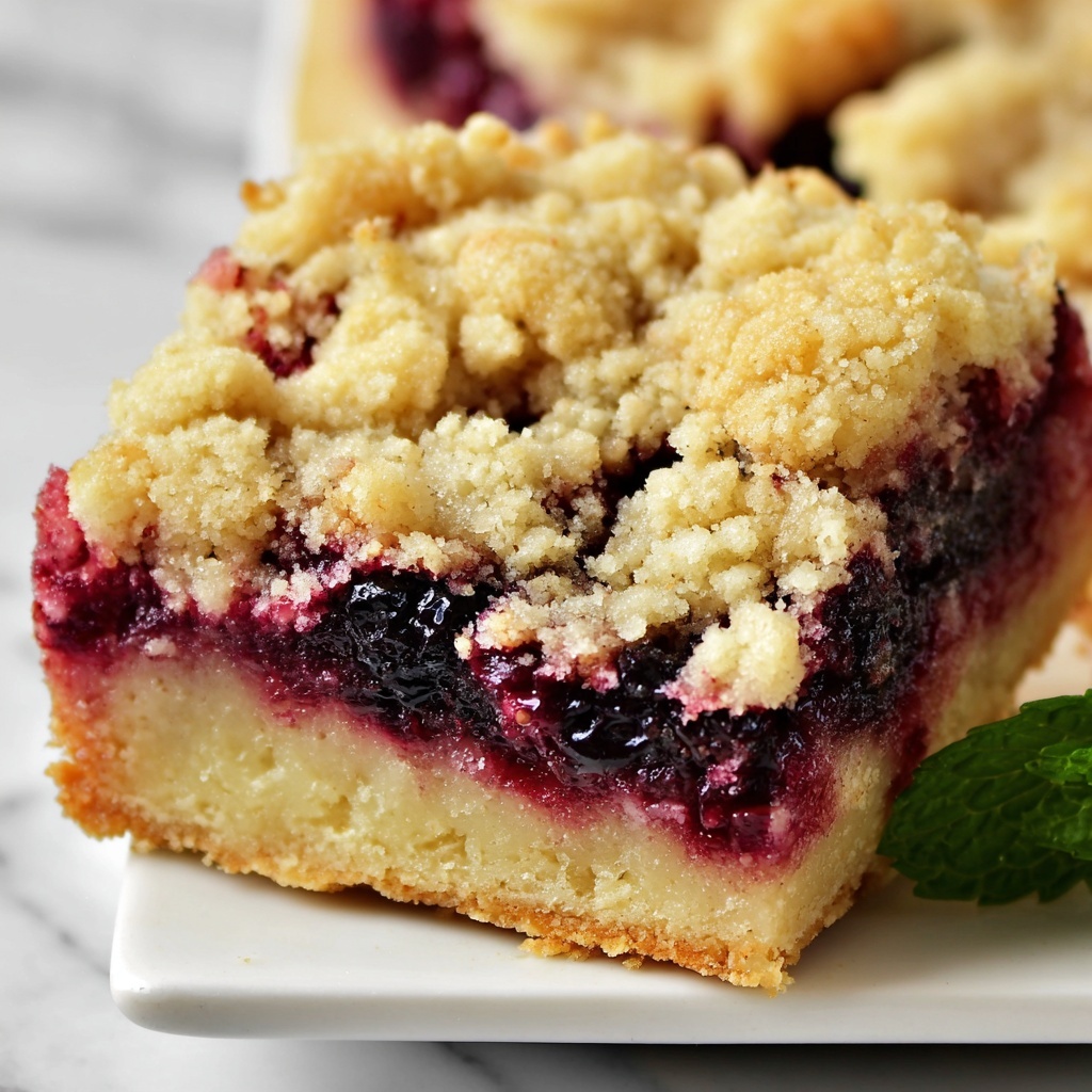 Blackberry Crumble Bars Recipe - Recipe Image