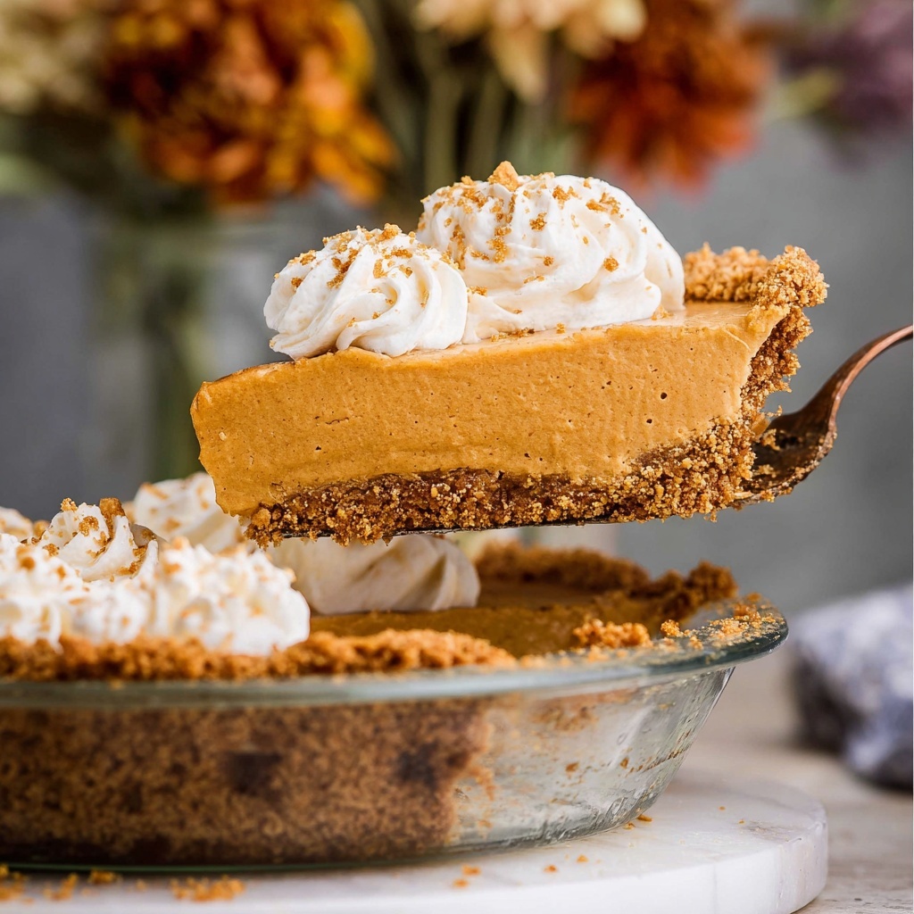 No Bake Pumpkin Pie Recipe - Recipe Image