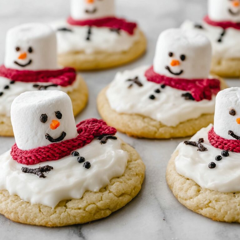 Melted Snowman Cookies Recipe