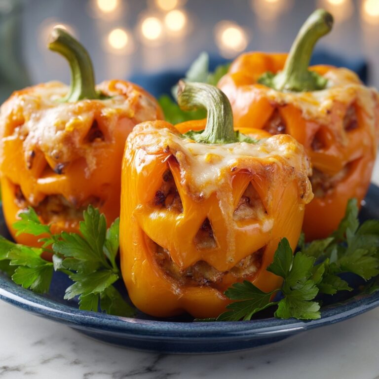 Halloween Stuffed Peppers Recipe