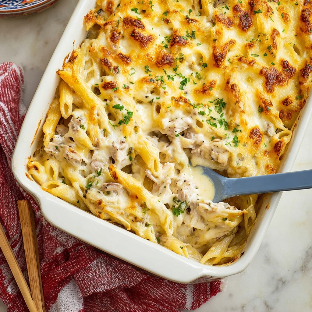Chicken Alfredo Bake Recipe - Recipe Image