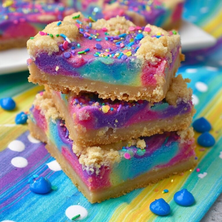 Unicorn Cheesecake Bars Recipe