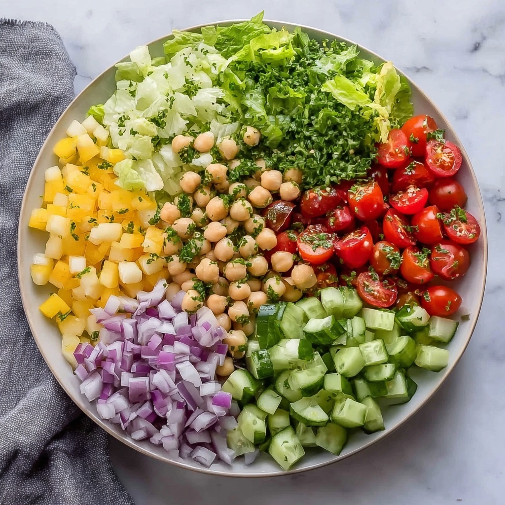 Bright & Fresh Mediterranean Chopped Salad for Easy Meal Prep Recipe - Recipe Image