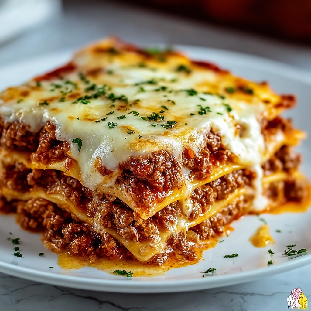 Creamy Million Dollar Italian Lasagna for Ultimate Comfort Recipe - Recipe Image