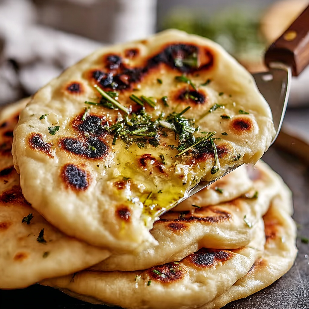 Fluffy Authentic Naan Recipe for Ultimate Comfort Food Recipe - Recipe Image