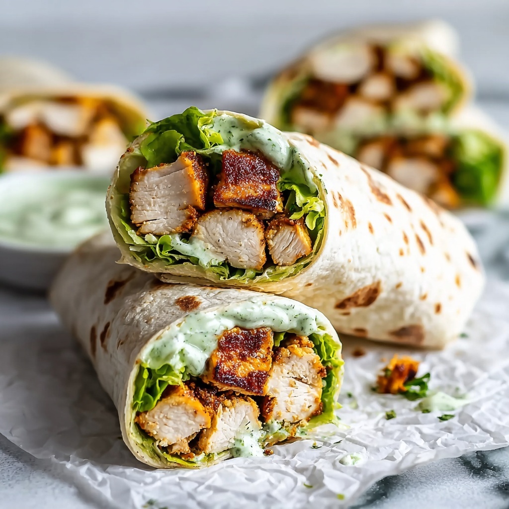Irresistible Chicken Caesar Wraps Recipe - Recipe Image